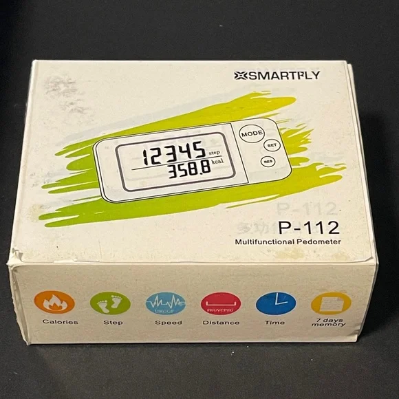 Red Digital Pedometer - Picture 4 of 5